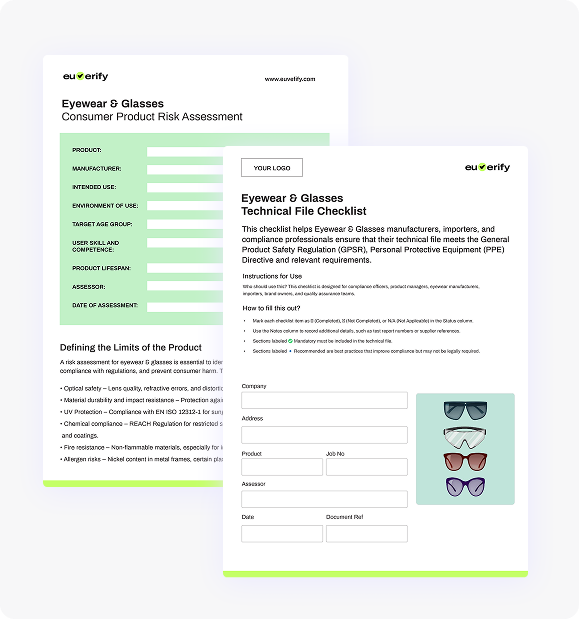 Eyewear Glasses Templates