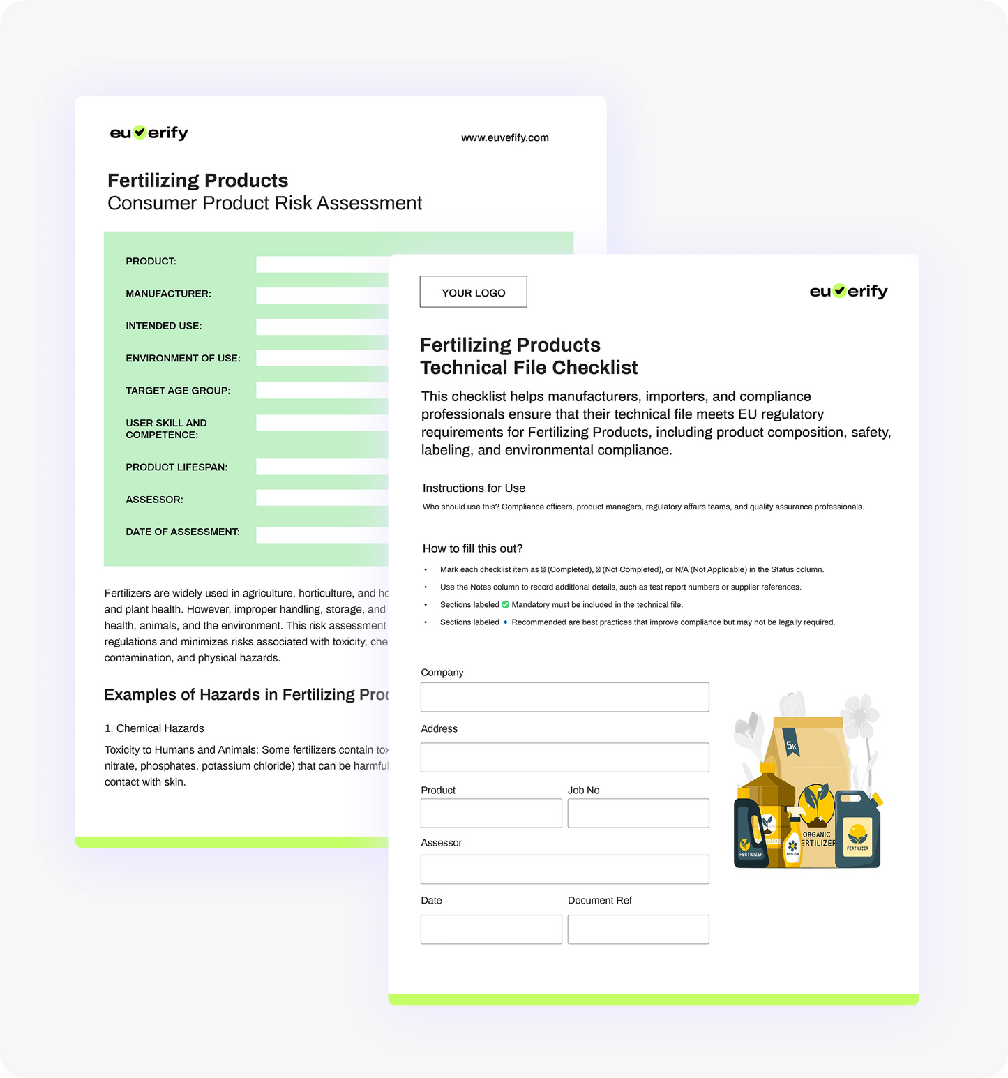Fertilizing Products Templates