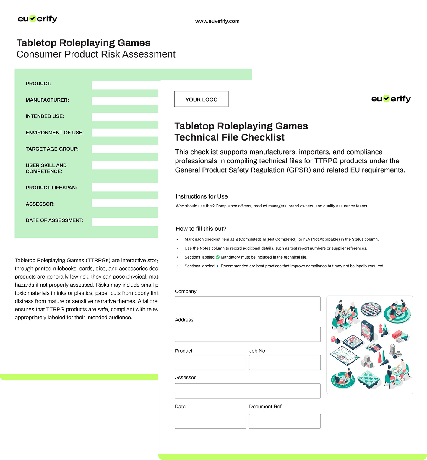 Tabletop Roleplaying Games Templates