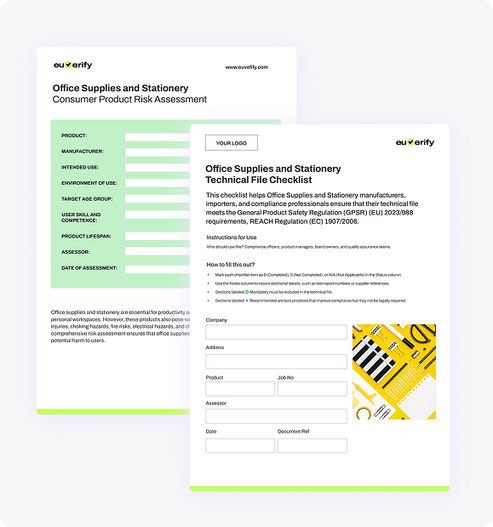 Office Supplies & Stationery Compliance| Risk Assessment & Safety ...