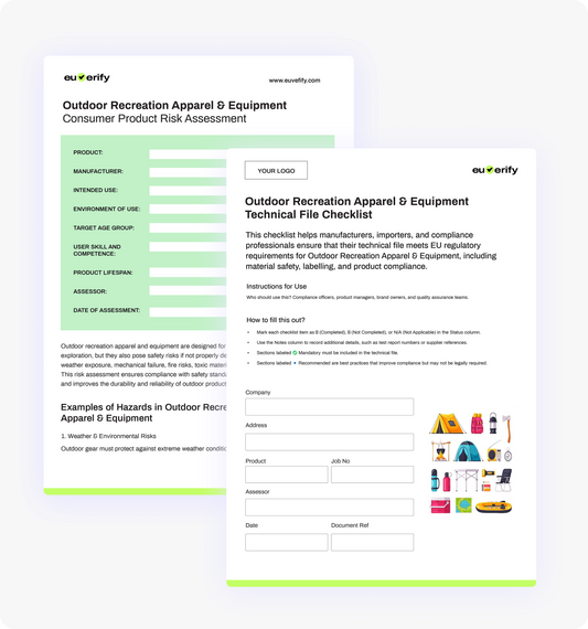 Outdoor Recreation Apparel Equipment Template