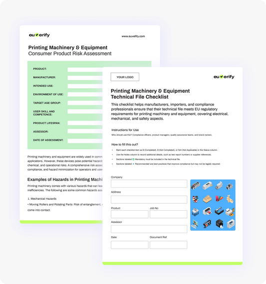 Printing Machinery Equipment Templates