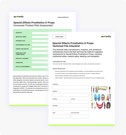 Special Effects Prosthetics Props Templates